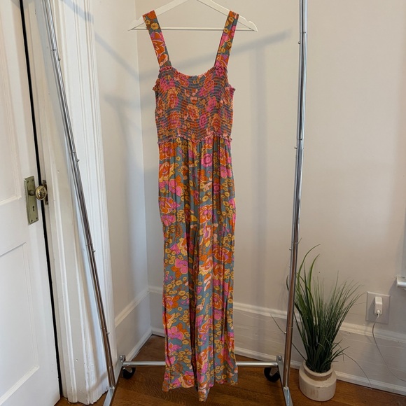 NATURAL LIFE Pants - Floral 70s Jumpsuit